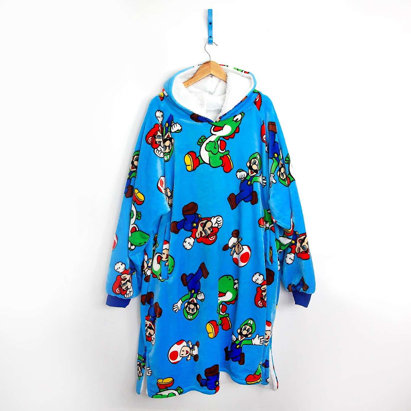Super Mario Chums Hugzee Blanket Hoodie