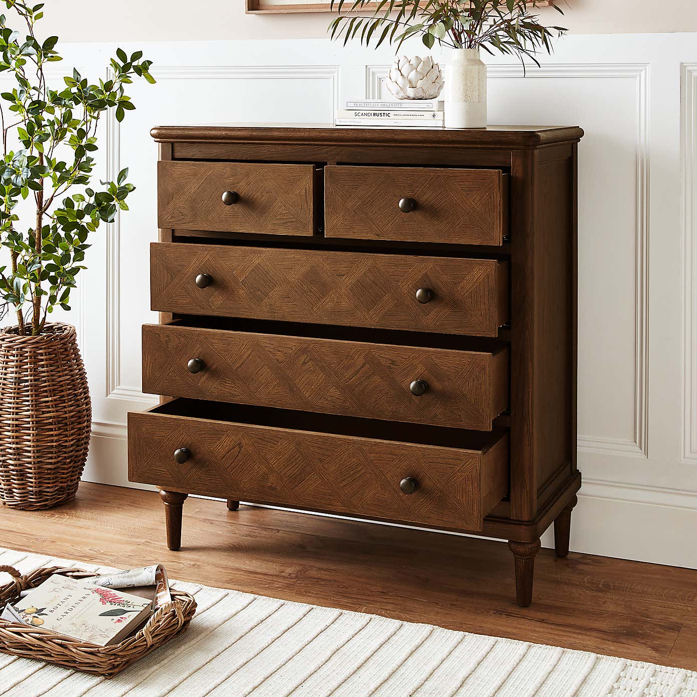 Boulton 5 Drawer Wide Chest