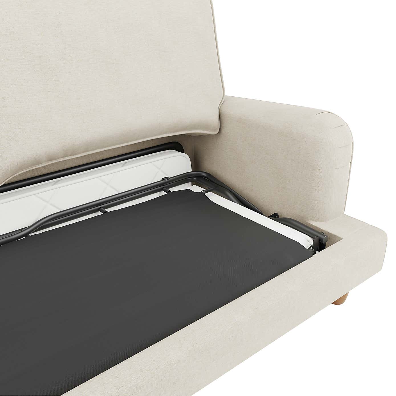 Beatrice Luna Fabric 3 Seater Double Sofa Bed