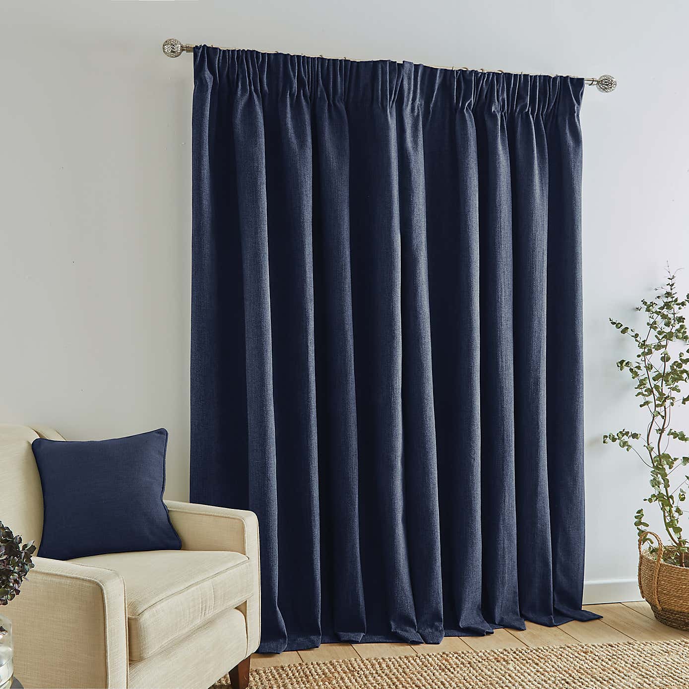 Wynter Thermal Pencil Pleat Curtains