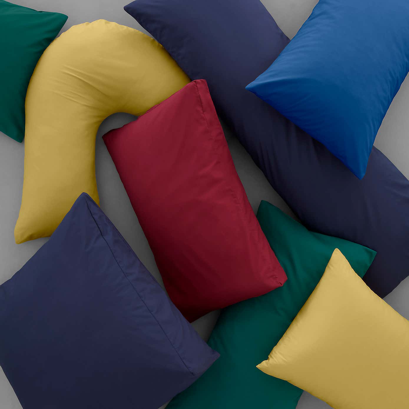 Pure Cotton Large Bolster Pillowcase