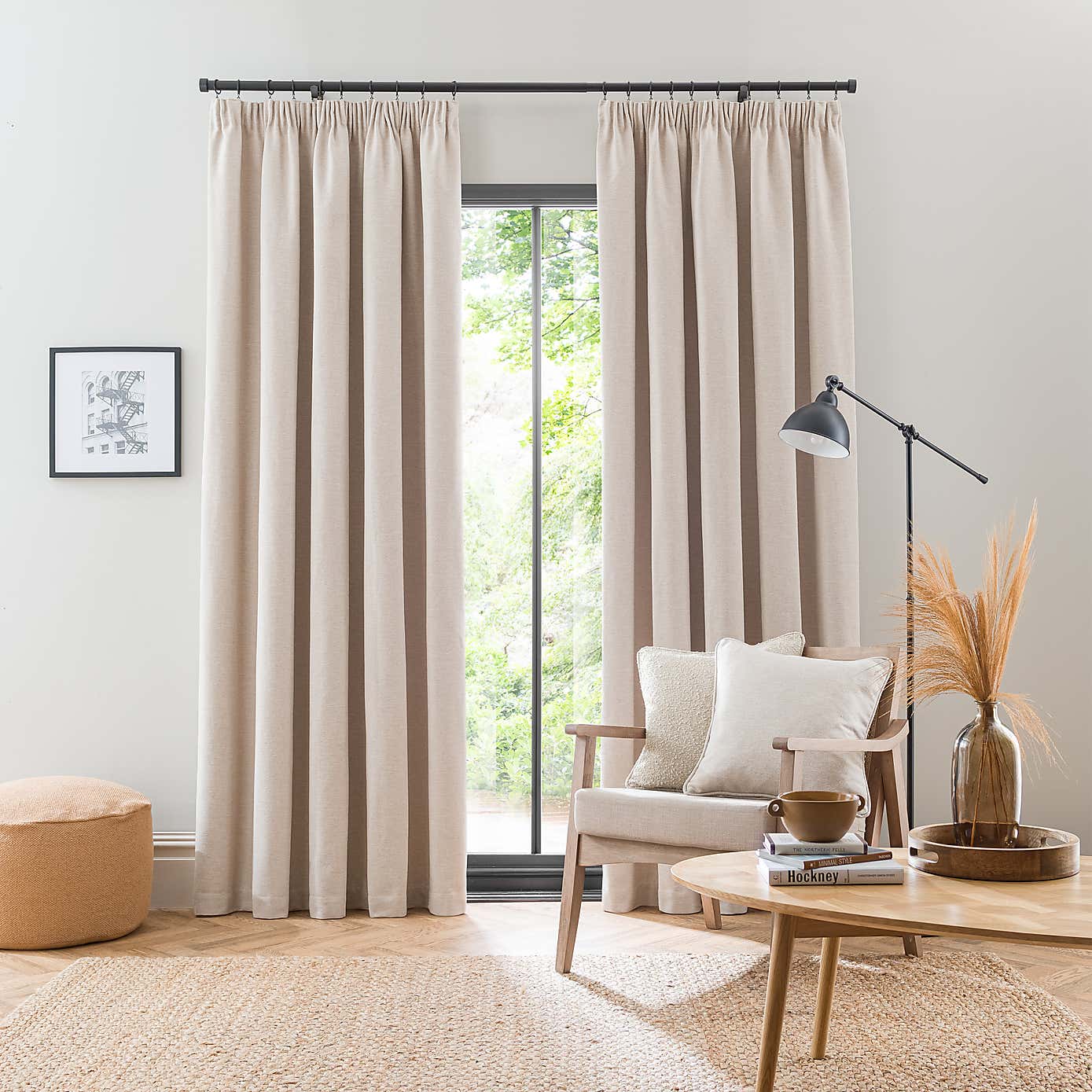 Calista Pencil Pleat Curtains
