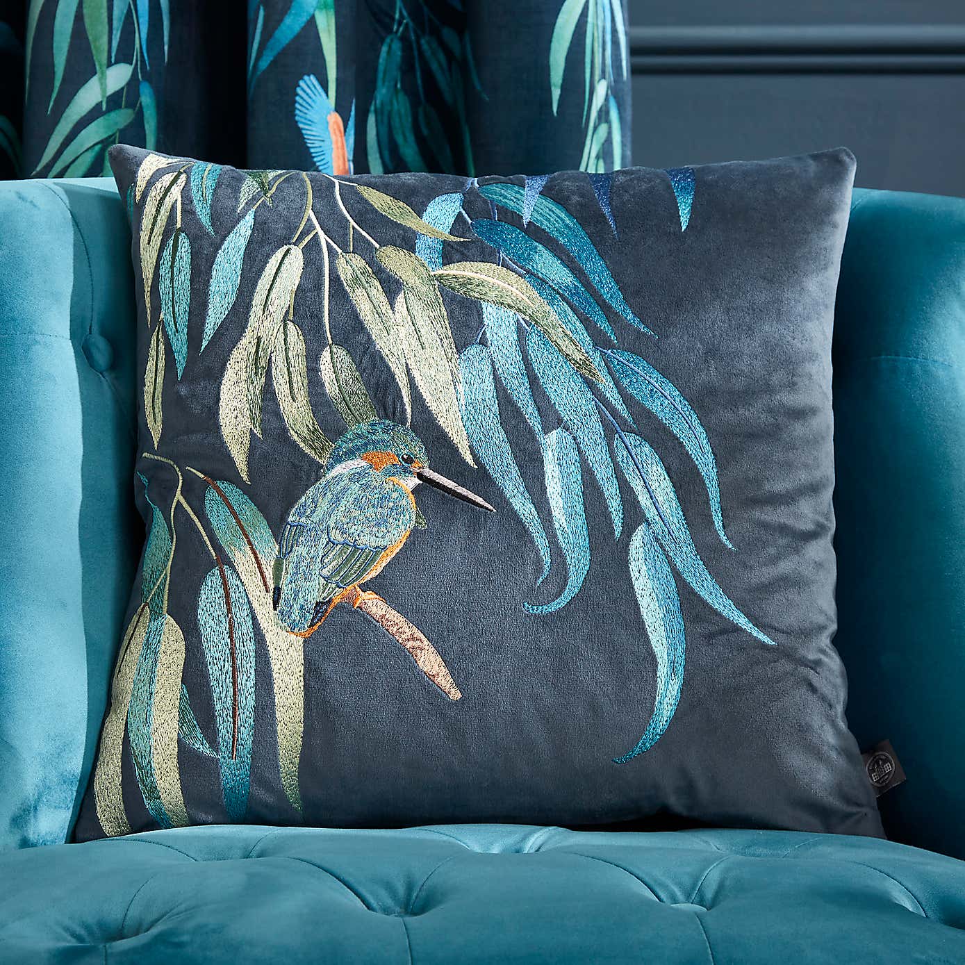 Kingfisher Cushion