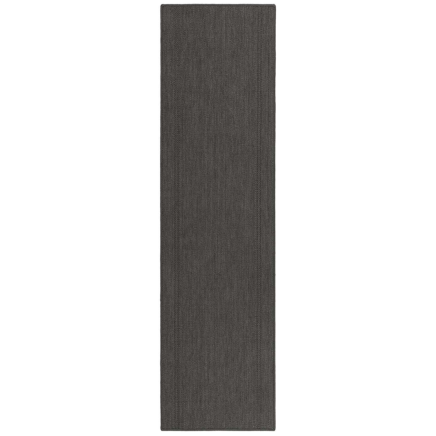 Stripe Border Jute Stair Runner