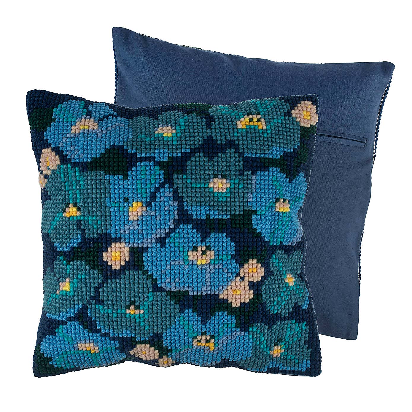 Cross Stitch Kit Cushion Modern Floral