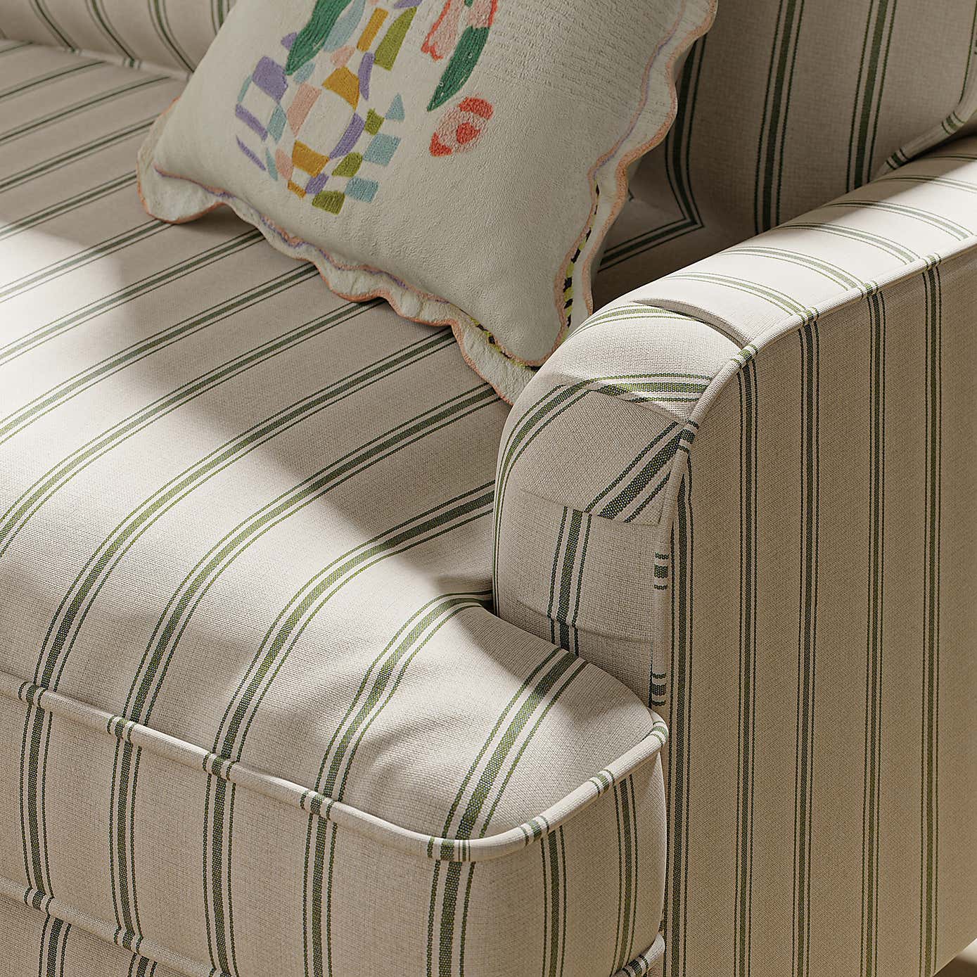 Beatrice Folkstone Stripe Snuggle Chair