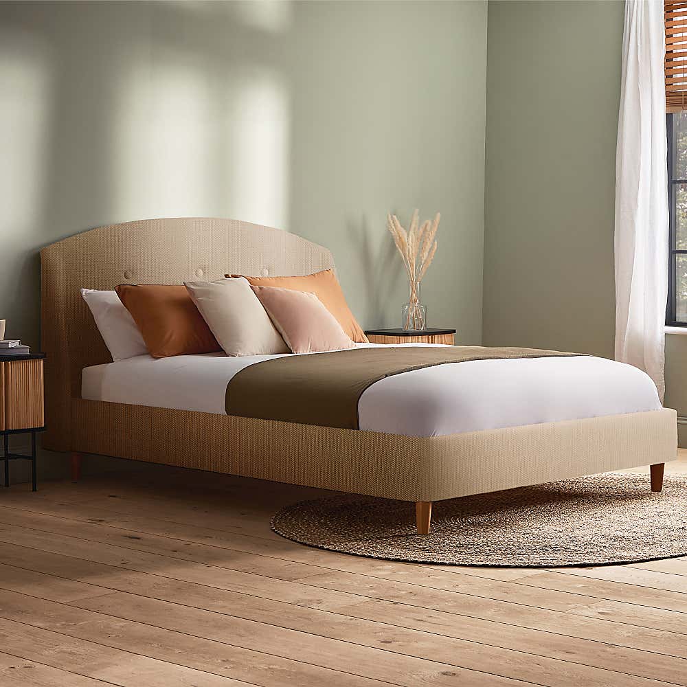 Silentnight Evana Bed Frame, Woven