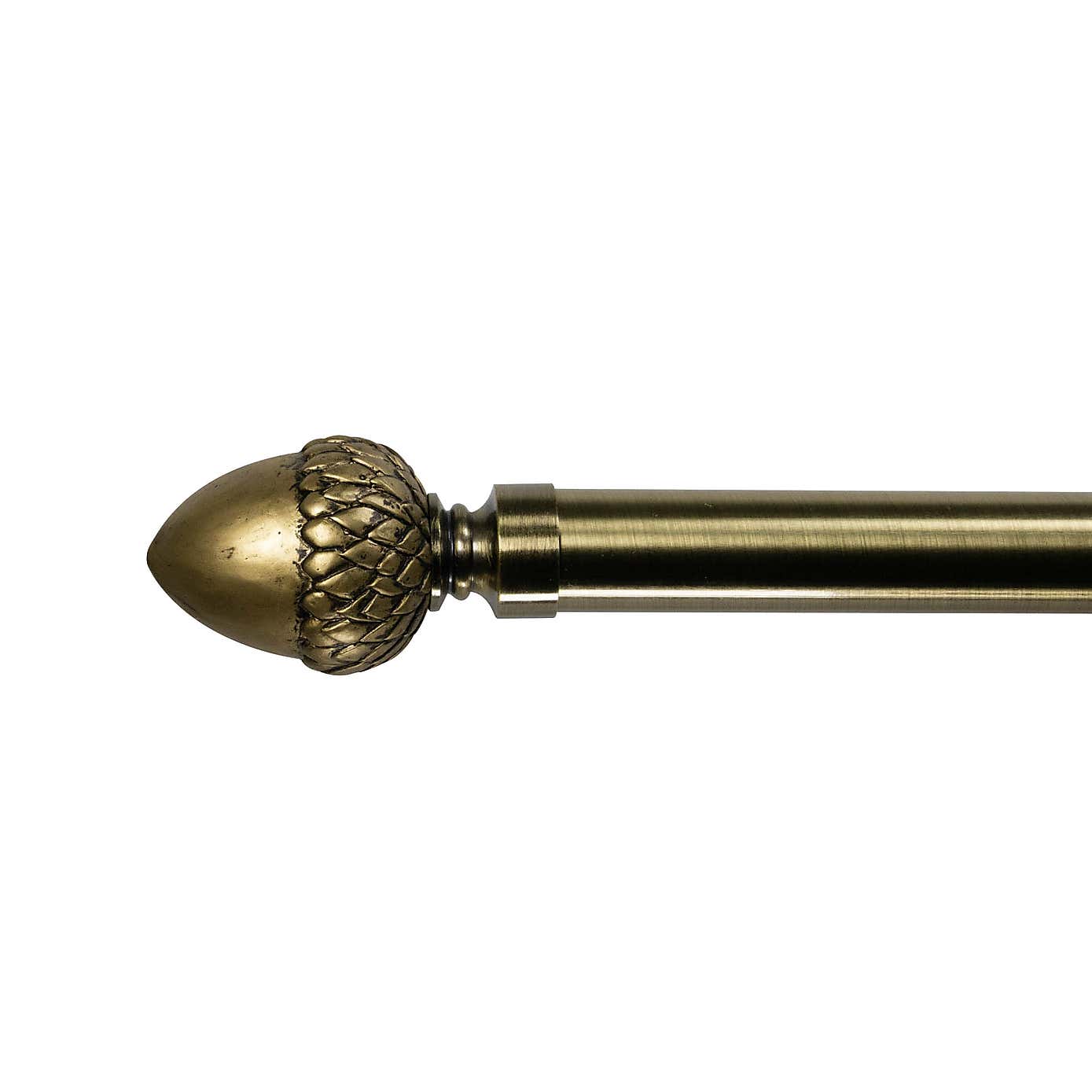 Acorn Extendable Metal Eyelet Curtain Pole​