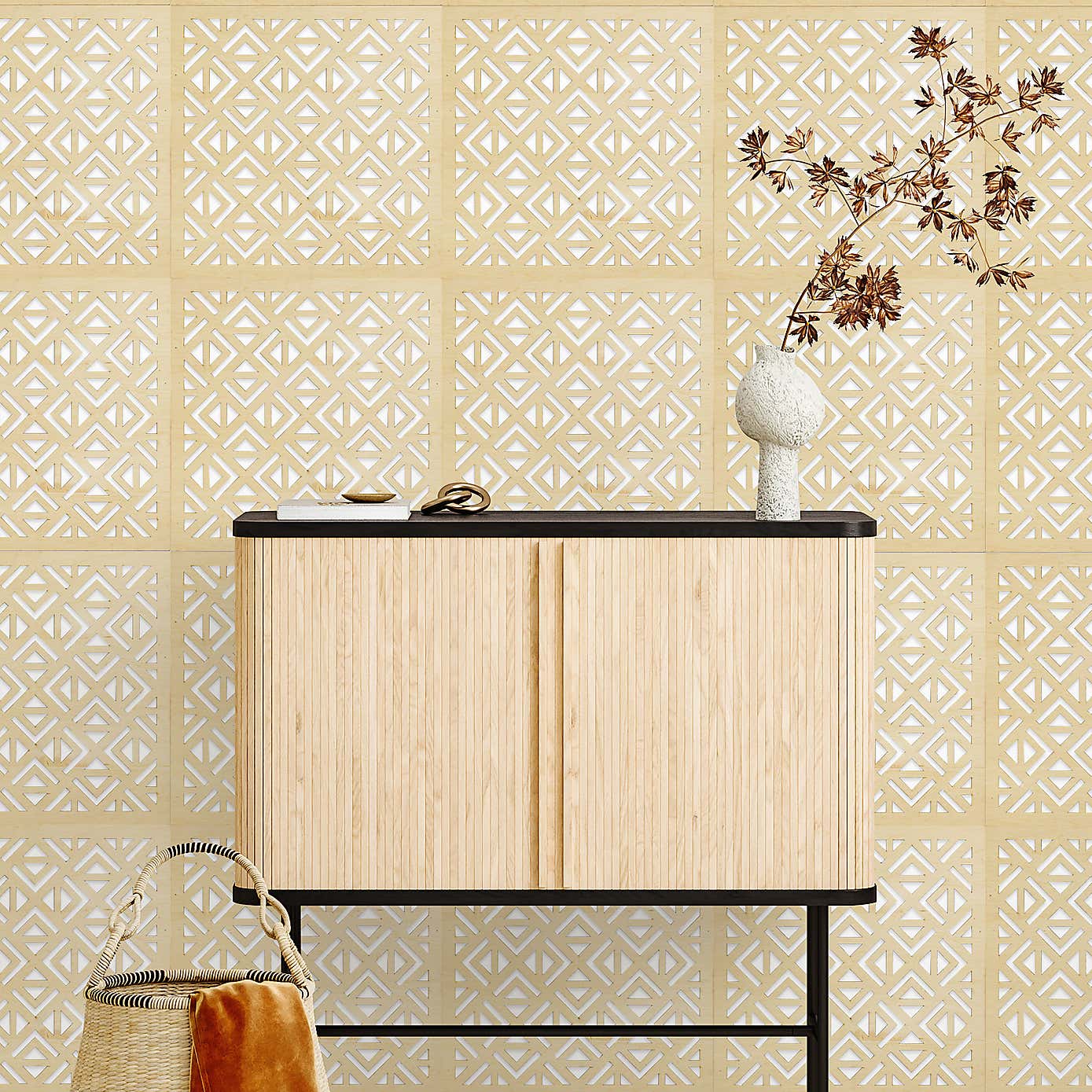 Decorative Geometric Wooden Tiles