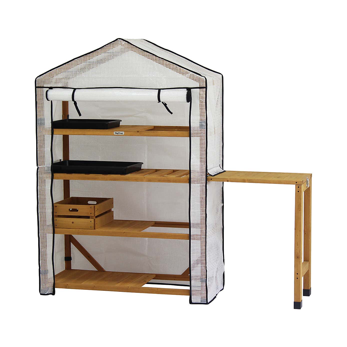 VegTrug Nursery Greenhouse 4 Tier Wide