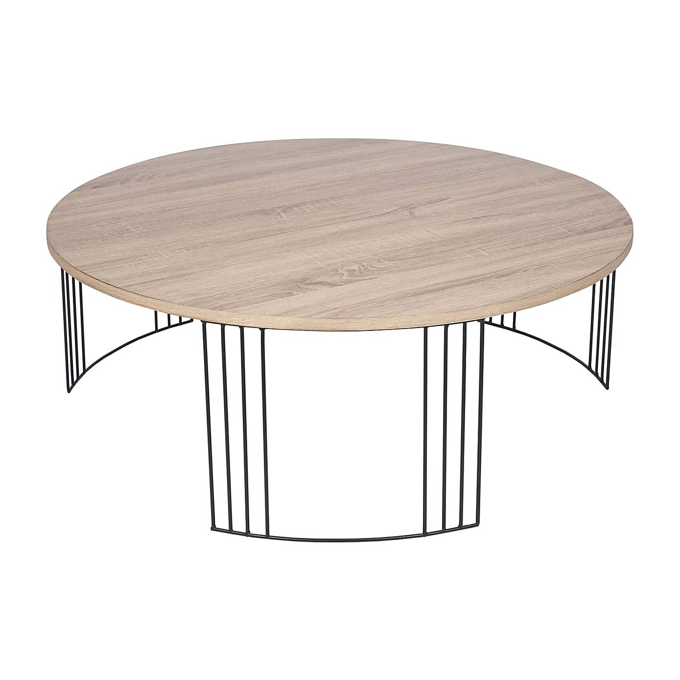 Pacific Atri Coffee Table, Light Wood Effect