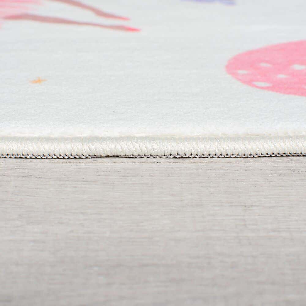 Meadow Fairies Washable Faux Fur Rug