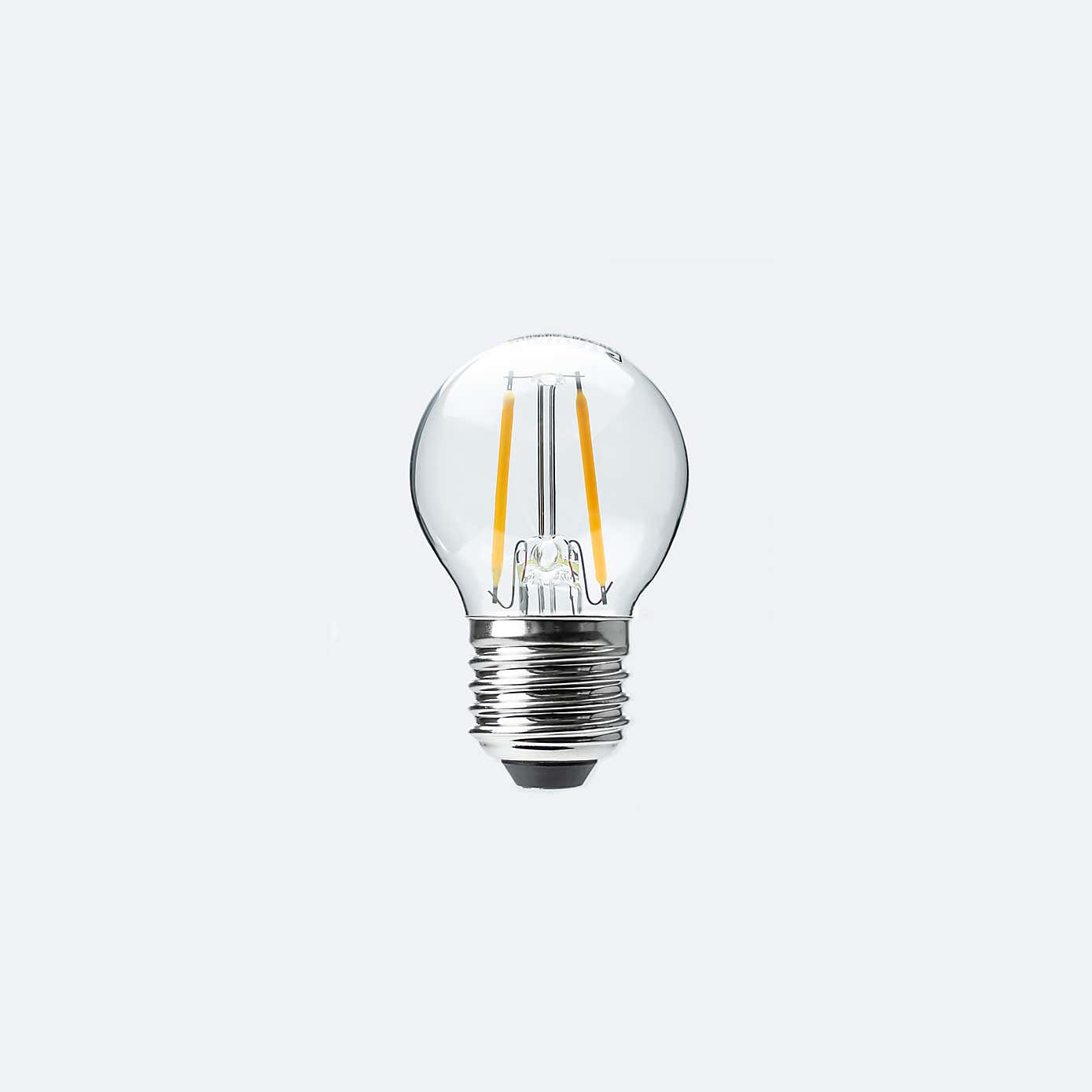 Status 2.5W Non-Dimmable Filament SES Mini Globe 4 Pack
