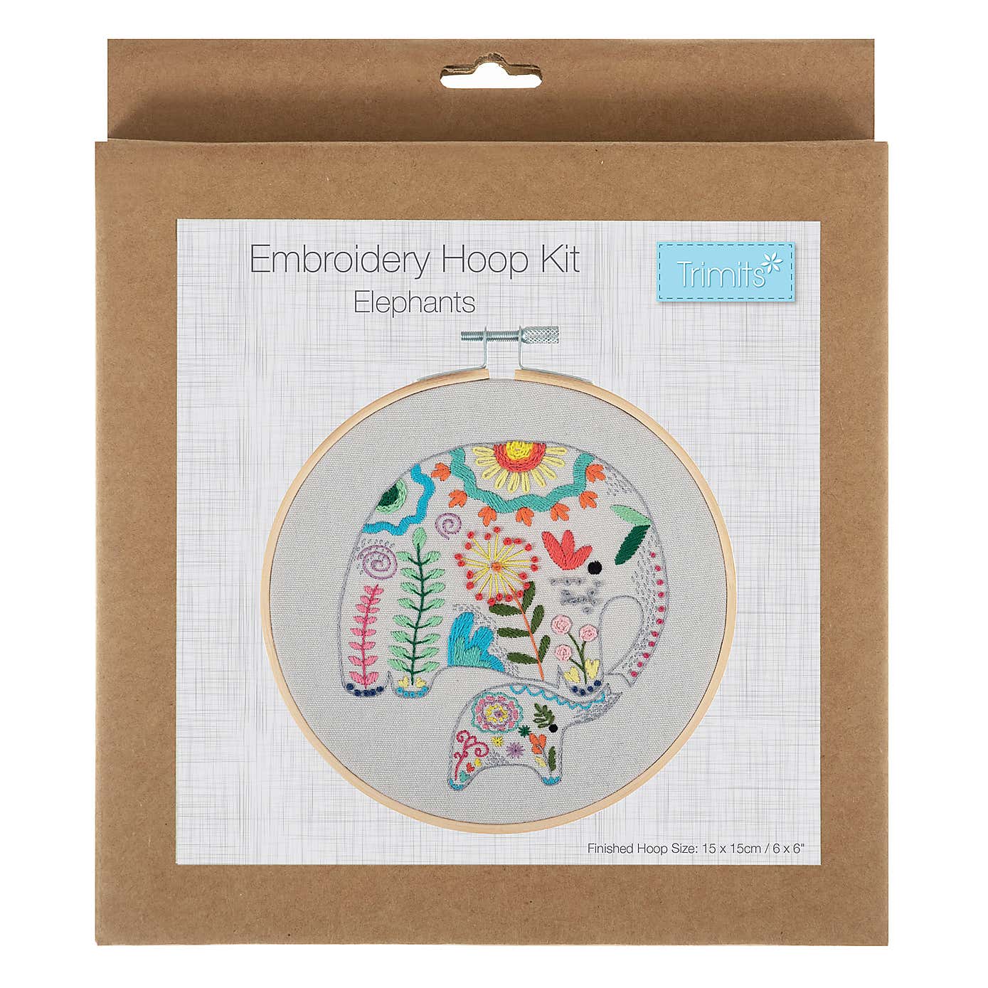 Embroidery Kit Elephants