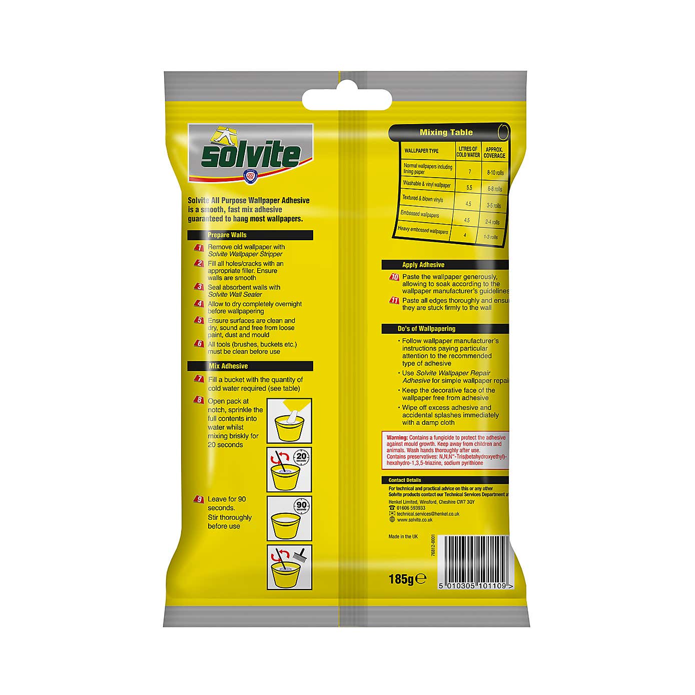 Solvite All Purpose Wallpaper Paste