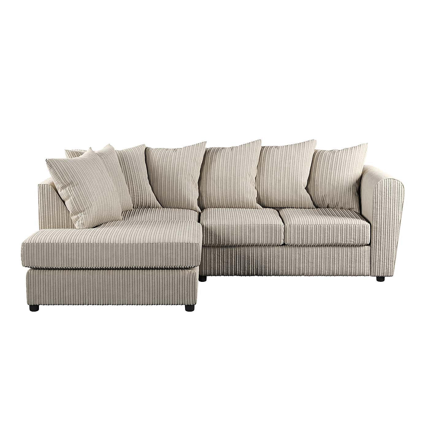 Blake Jumbo Cord Right Hand Corner Sofa