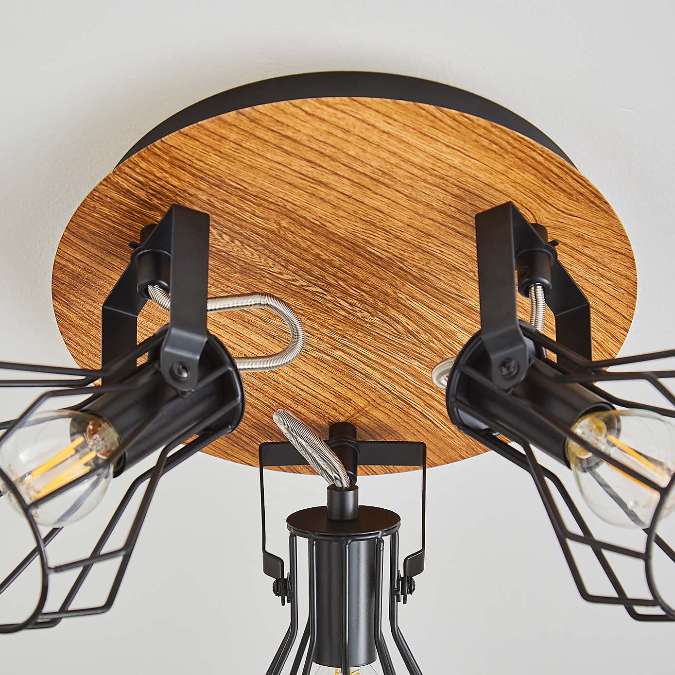 Fulton Industrial 3 Light Dimmable Spotlight