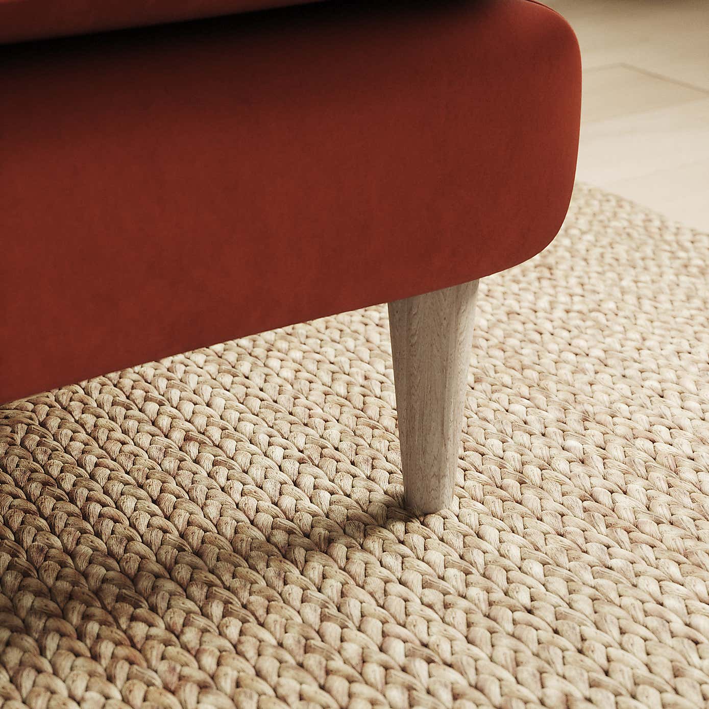 Sven Opulent Velvet Footstool