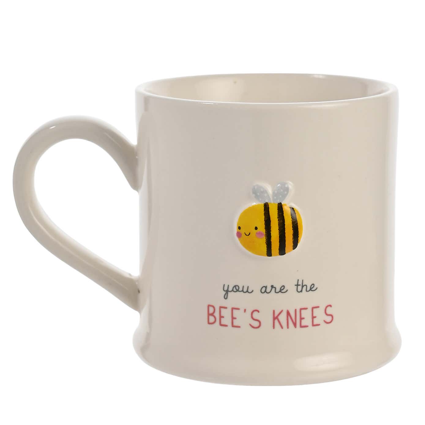 Love Life Bees Knees Embossed Mug