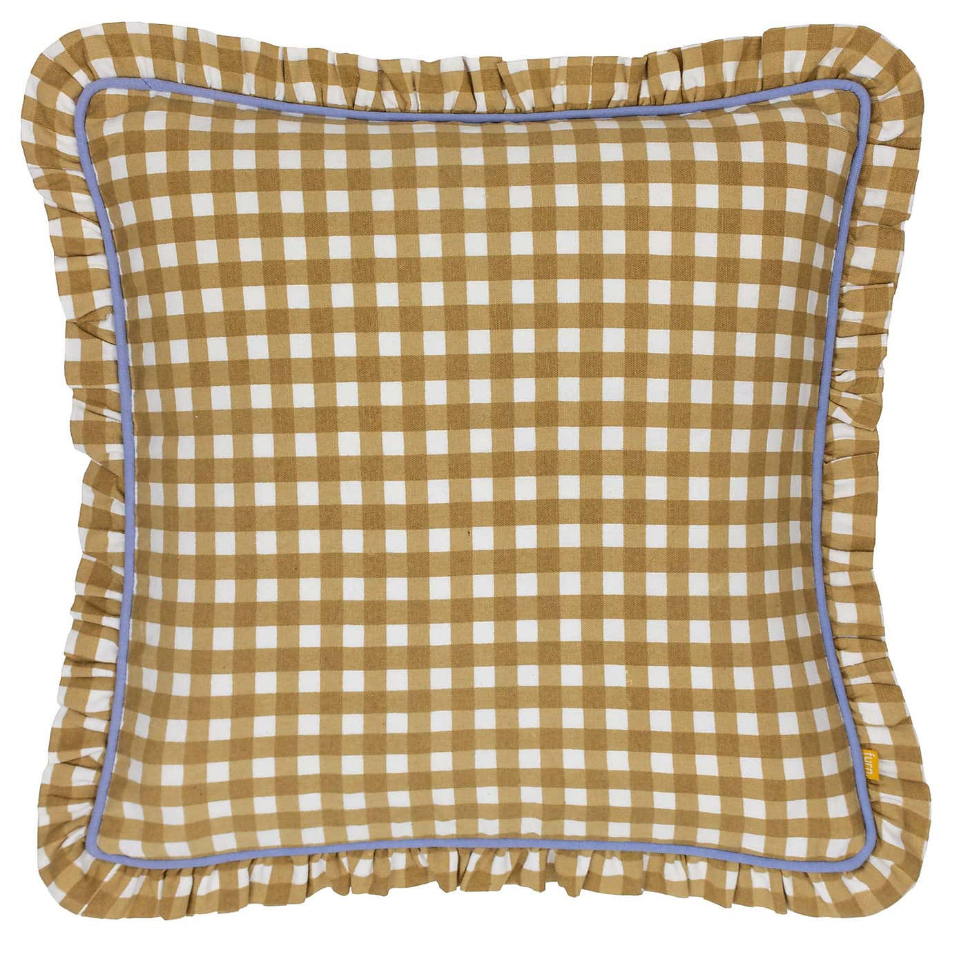 furn. Maude Gingham Cotton Square Cushion