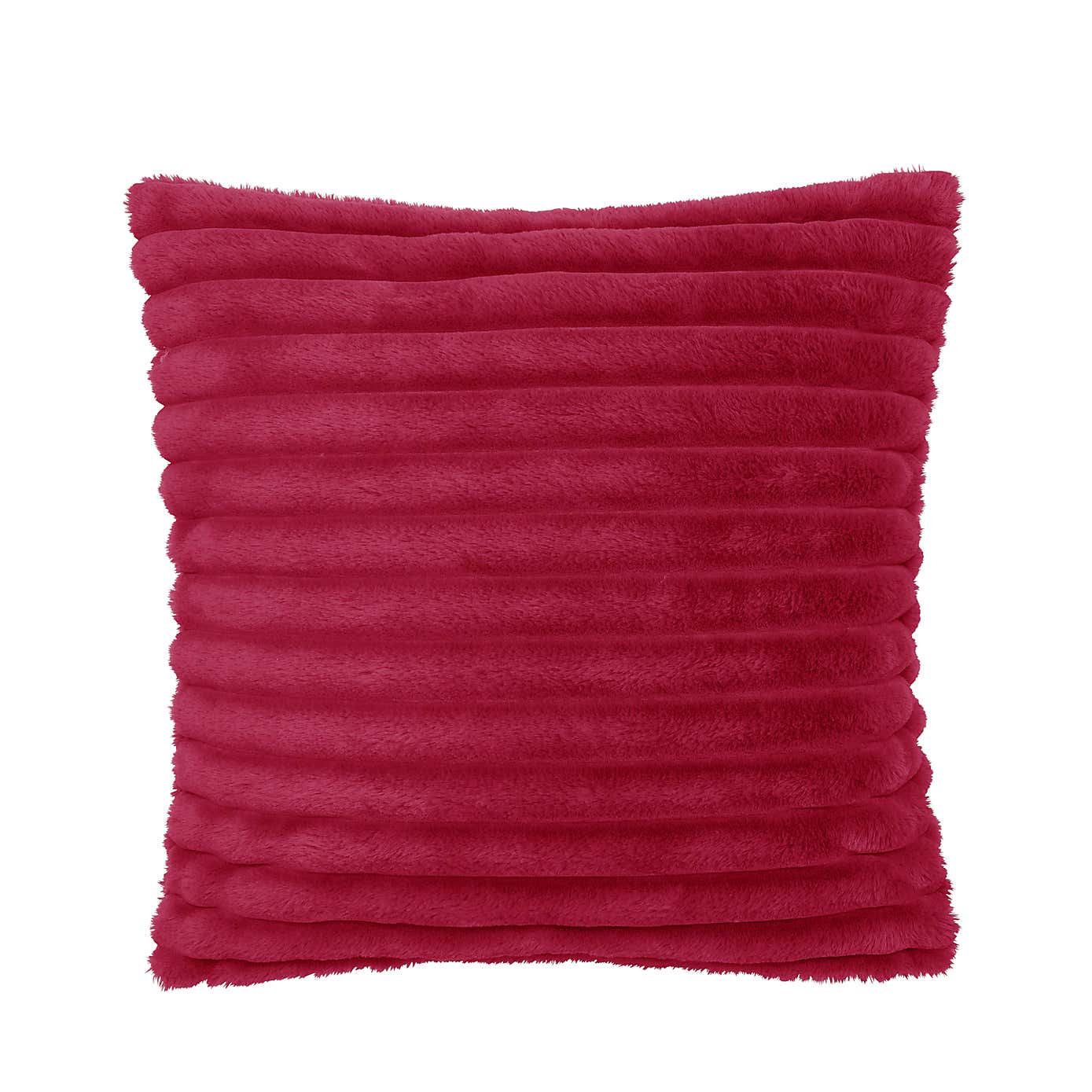 Catherine Lansfield Cosy Ribbed Square Cushion