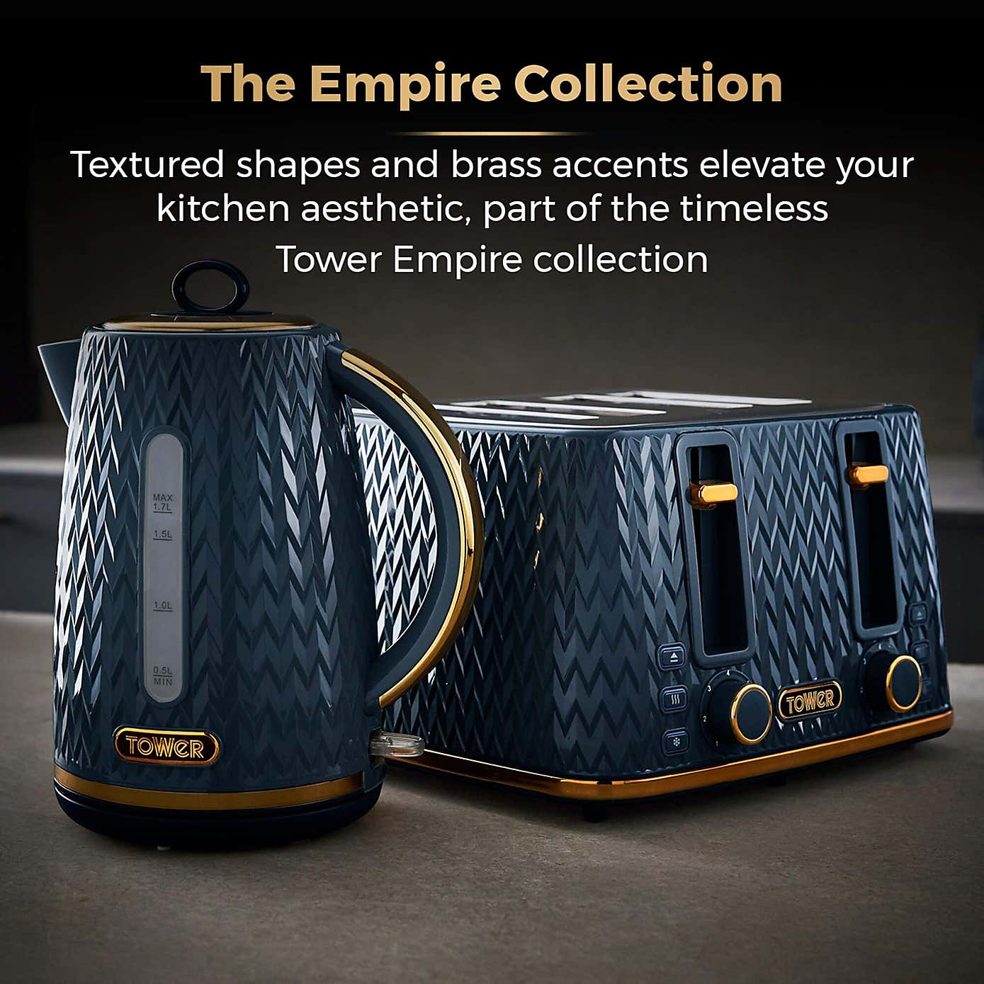 TOWER Empire 4 Slice Toaster