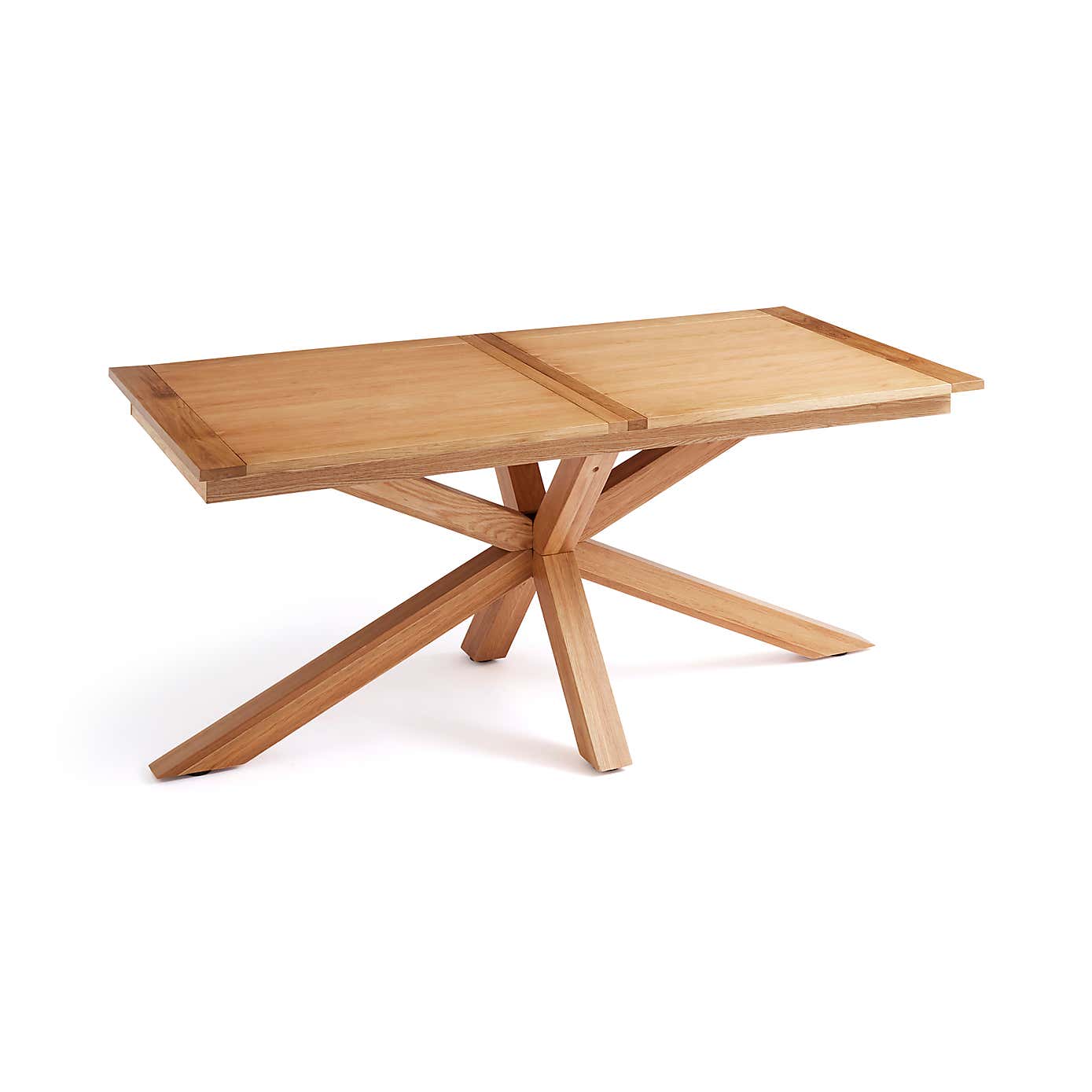 Xavi 10 Seater Rectangular Extendable Dining Table, Oak