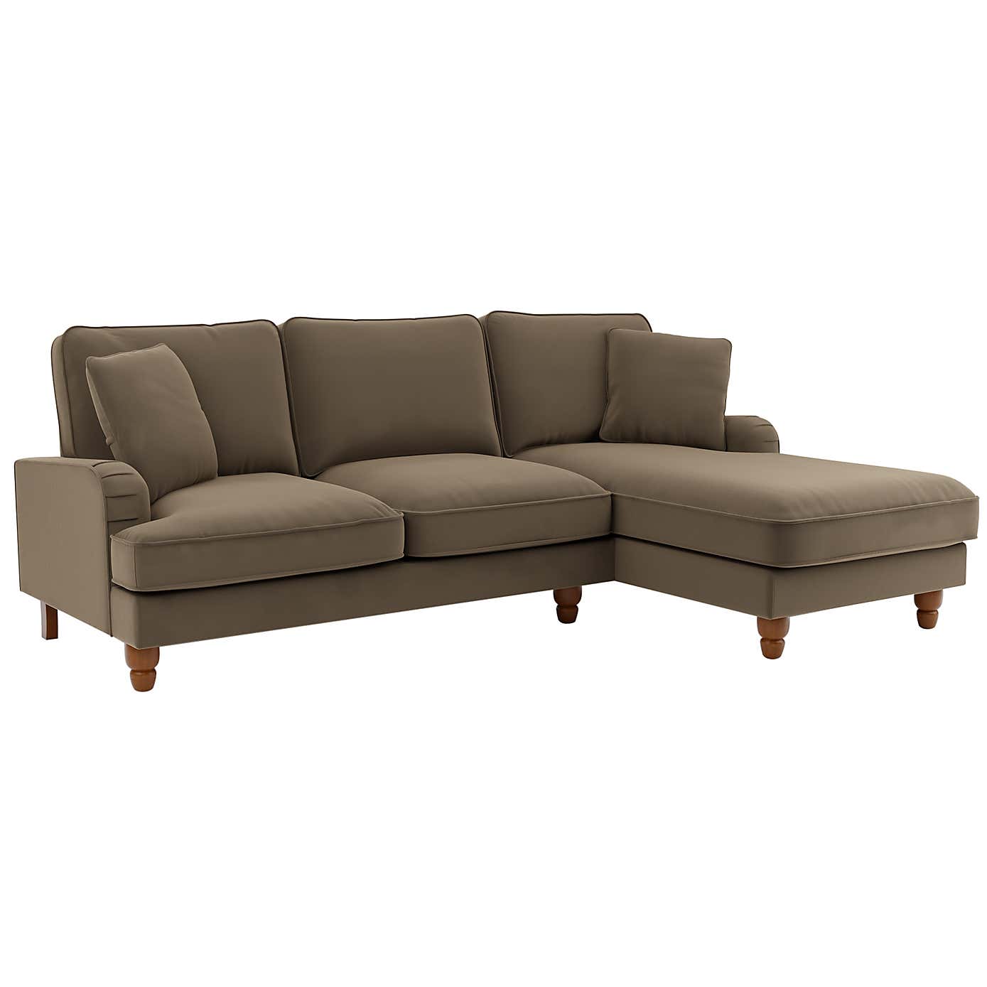 Beatrice Velvet Right Hand Corner Sofa