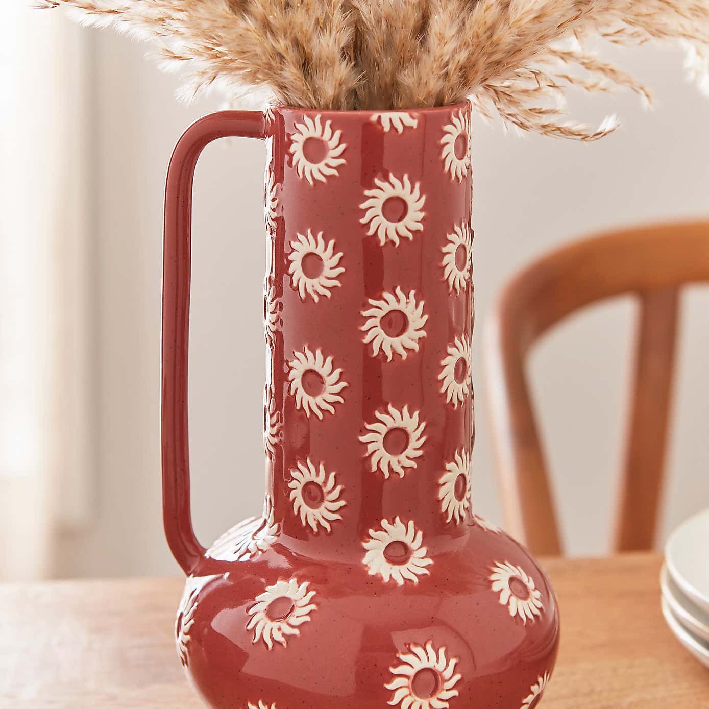 Sunbeam Sun Vase with Handle