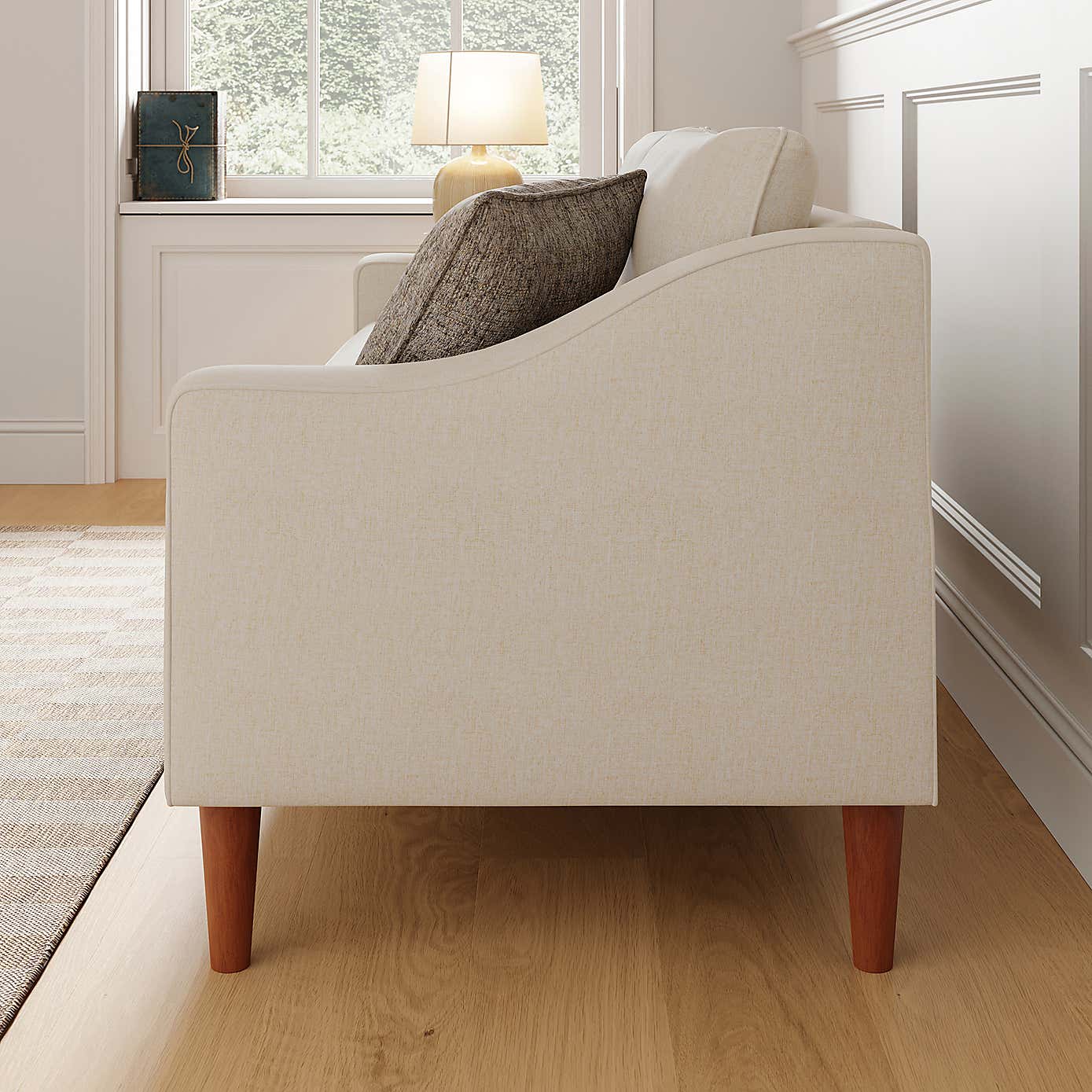 Hugo Flatweave 3 Seater Sofa