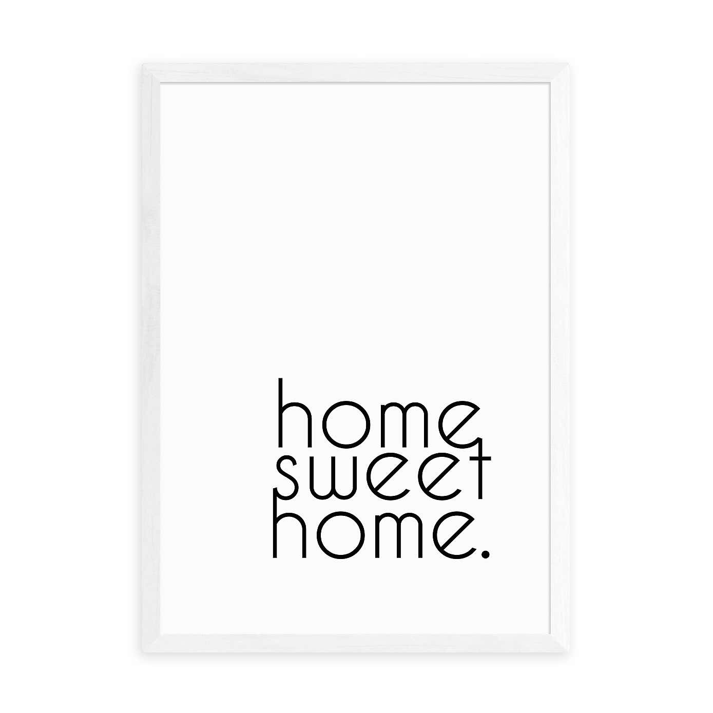 East End Prints Home Sweet Home Framed Print