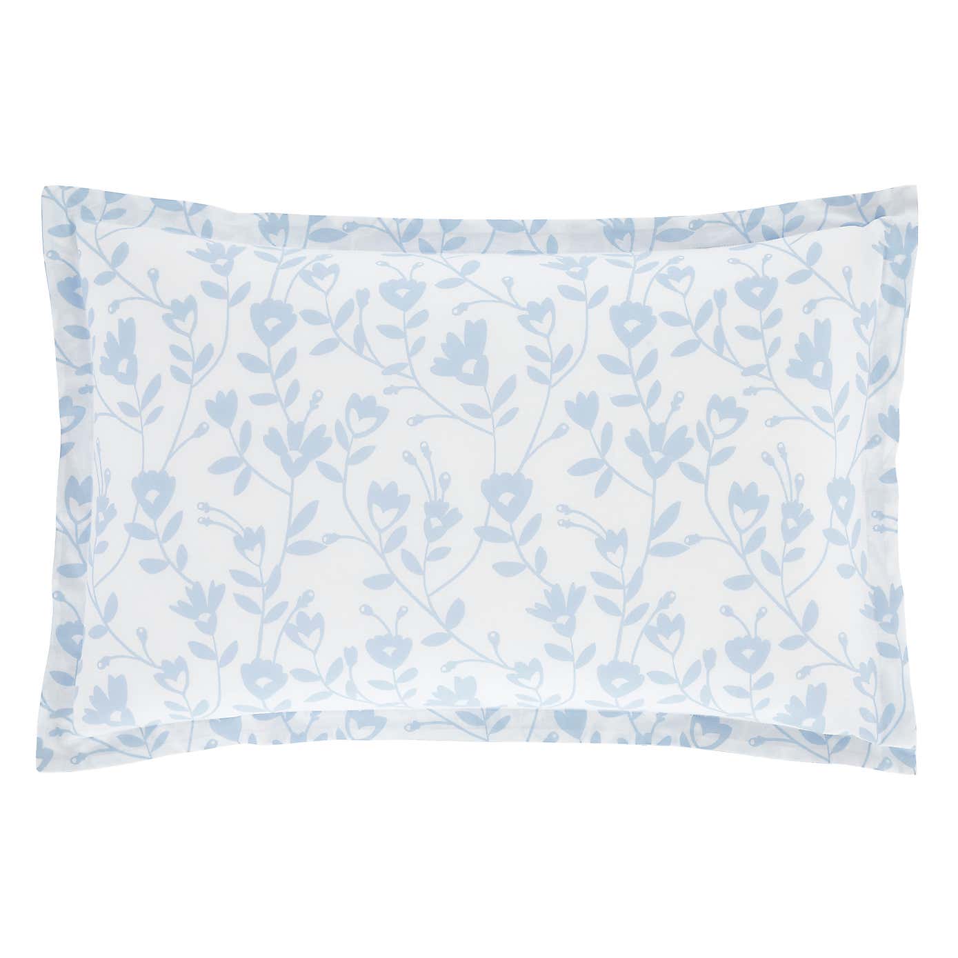 Bibury Floral Cotton Oxford Pillowcase