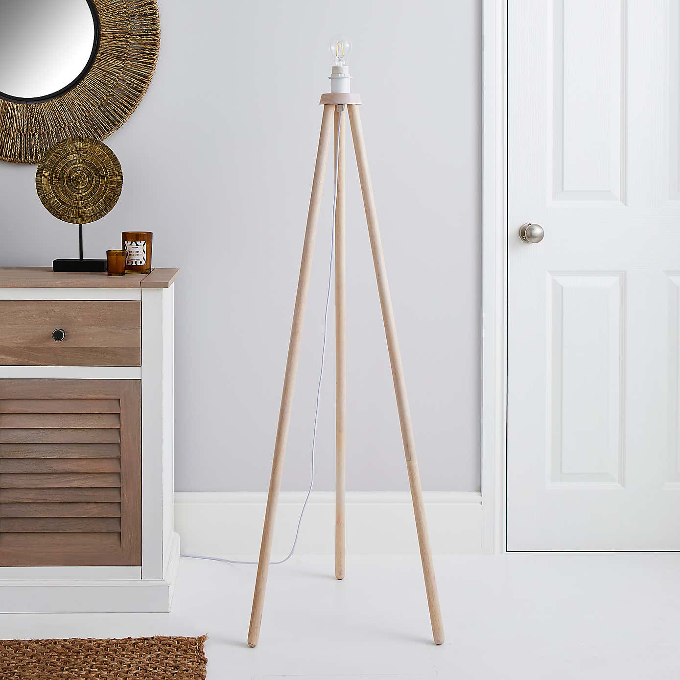 Ambra Tripod Floor Lamp Base