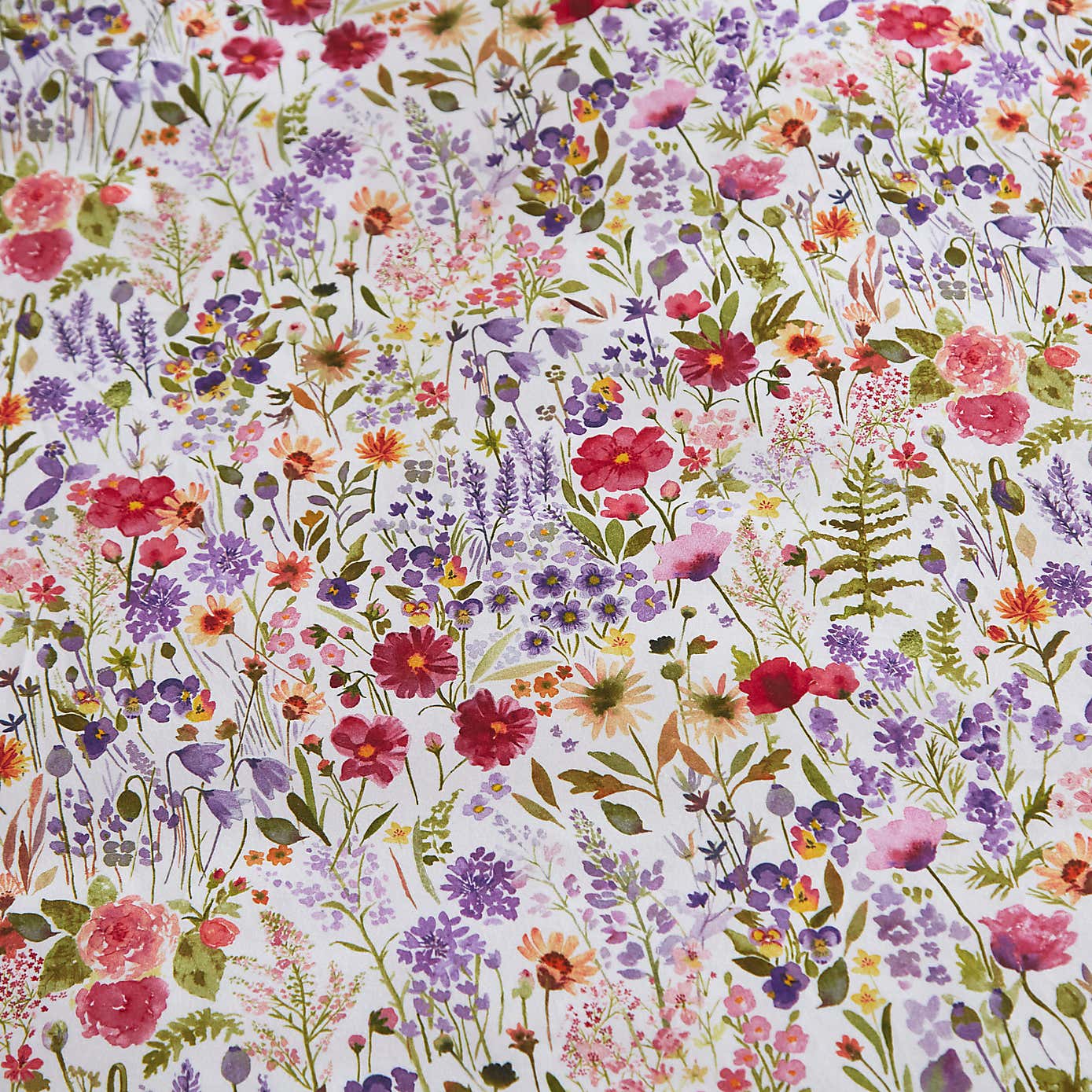 Dorma Modern Ditsy Multicoloured Duvet Cover and Pillowcase Set