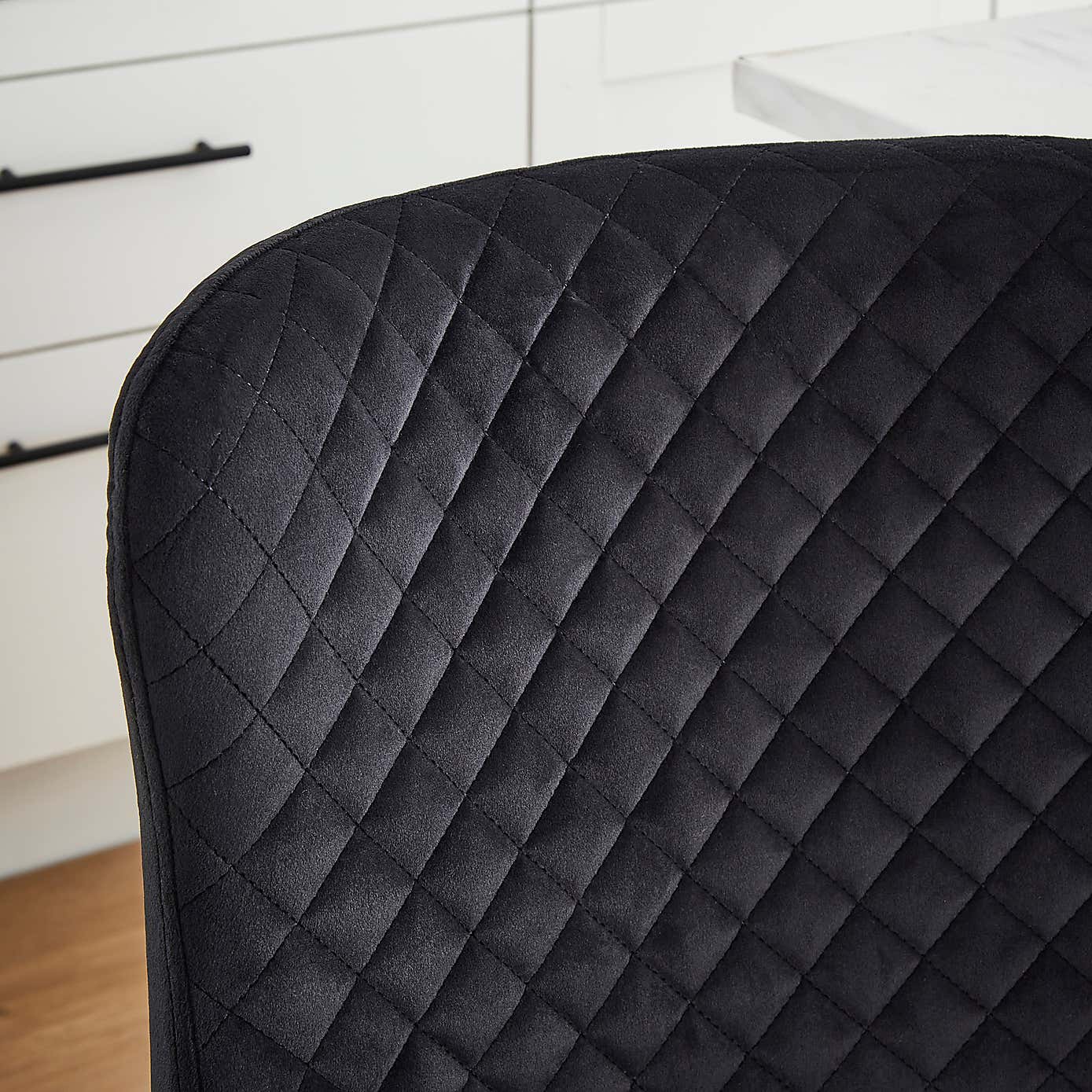 Montreal Bar Stool Charcoal Velvet