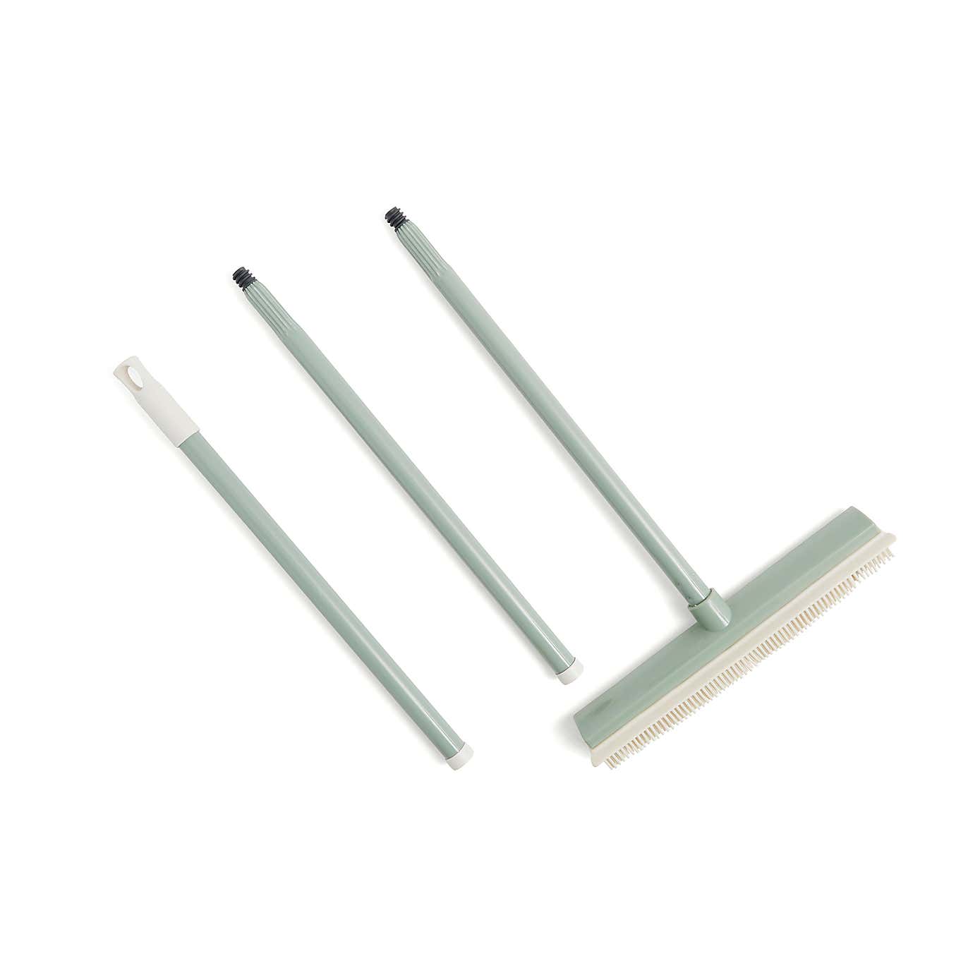 Compact Storage Rubber Broom Sage