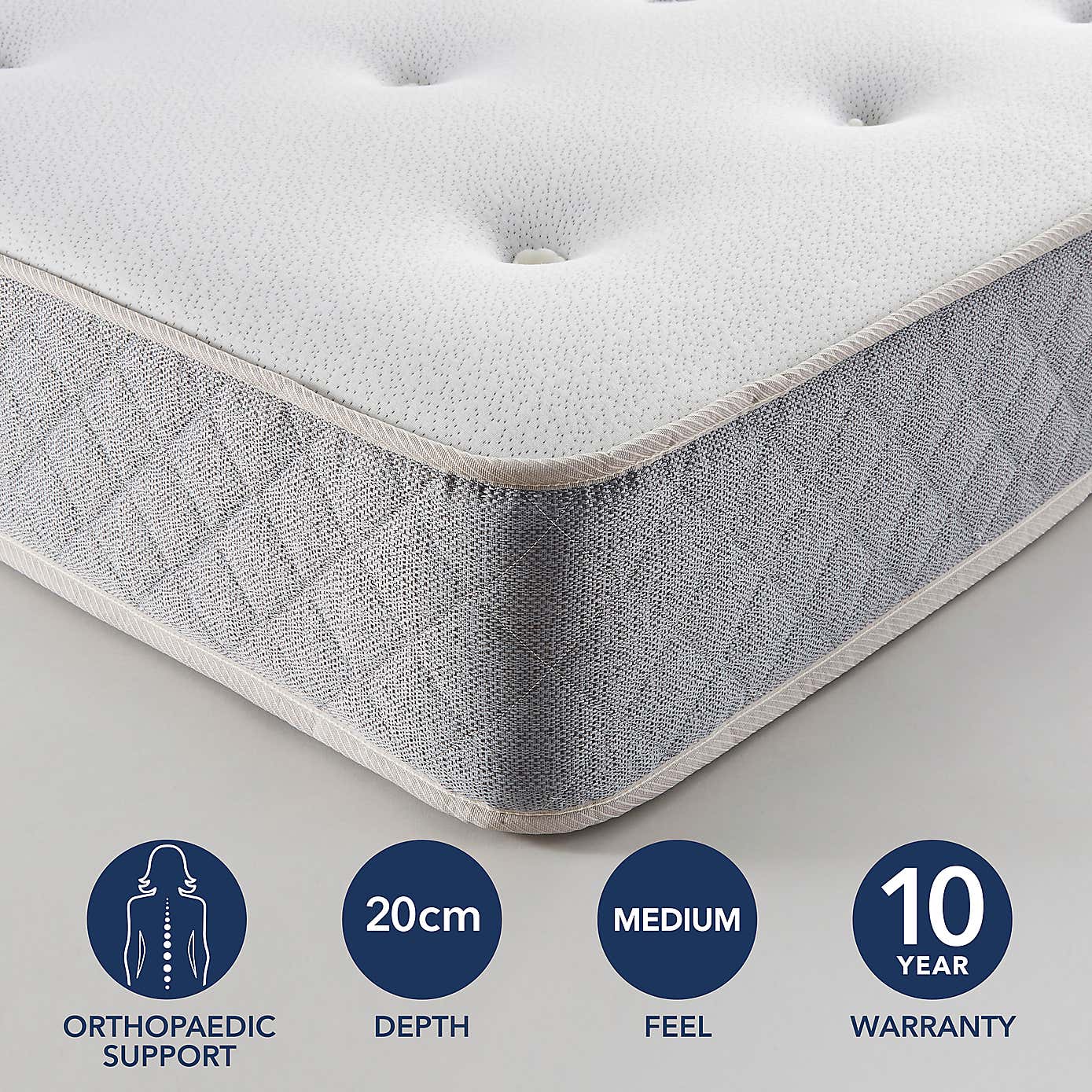 Fogarty Just Right Gel Orthopaedic Open Coil Mattress