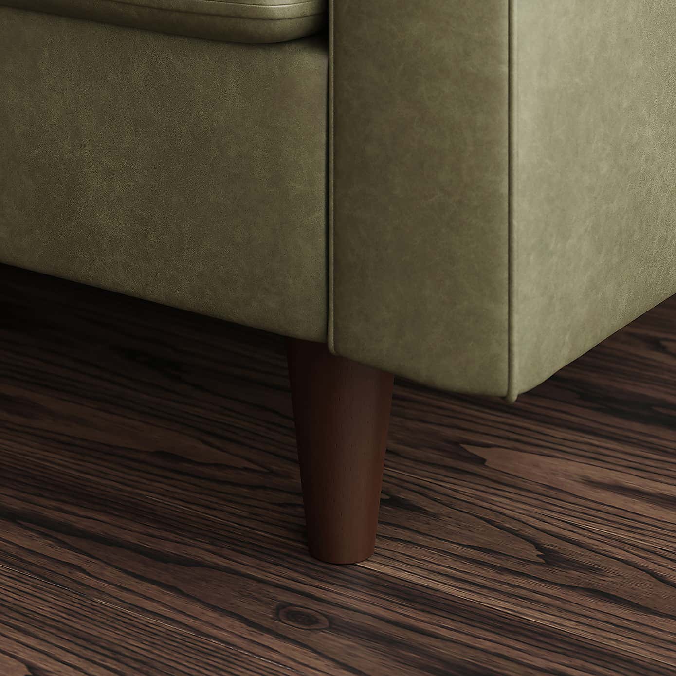 Zoe Faux Leather 3 Seater Double Sofa Bed