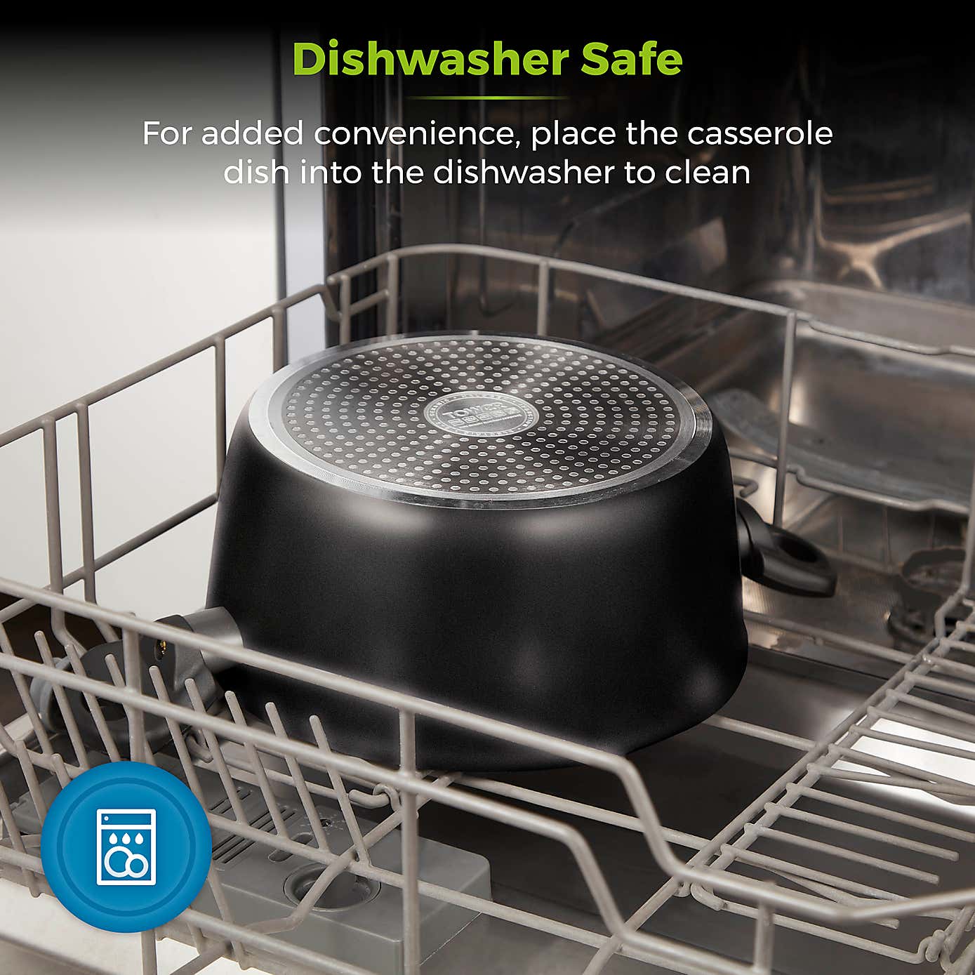 Tower Cerasure Non-Stick Aluminium Casserole Dish, 24cm