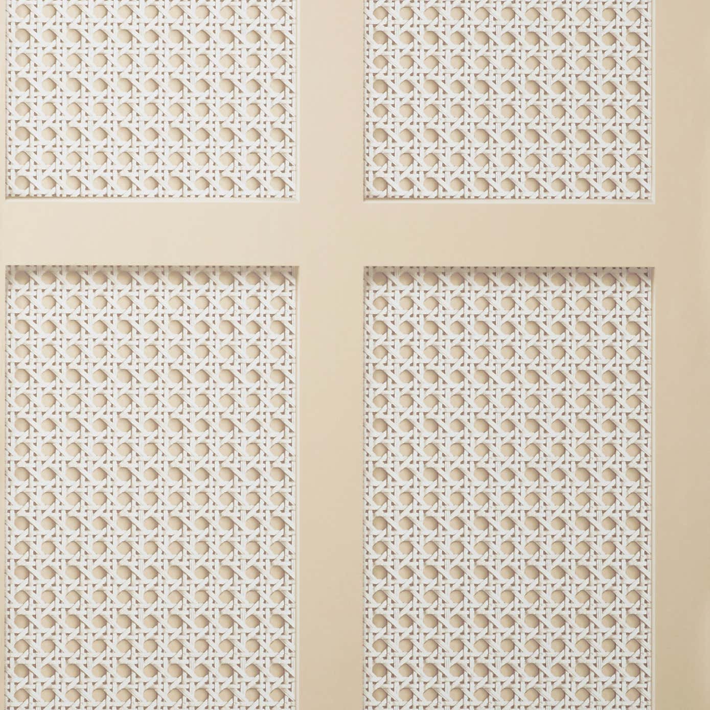 Cane Panel Panelling Wallpaper