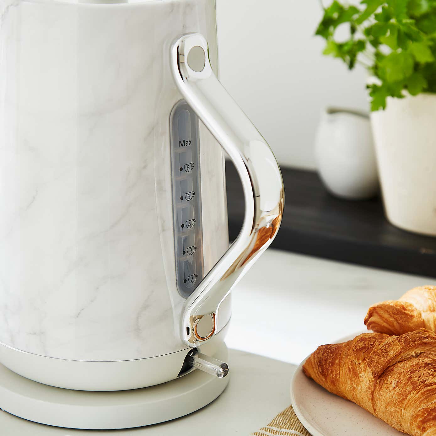 White Marble 1.7L 3KW Kettle