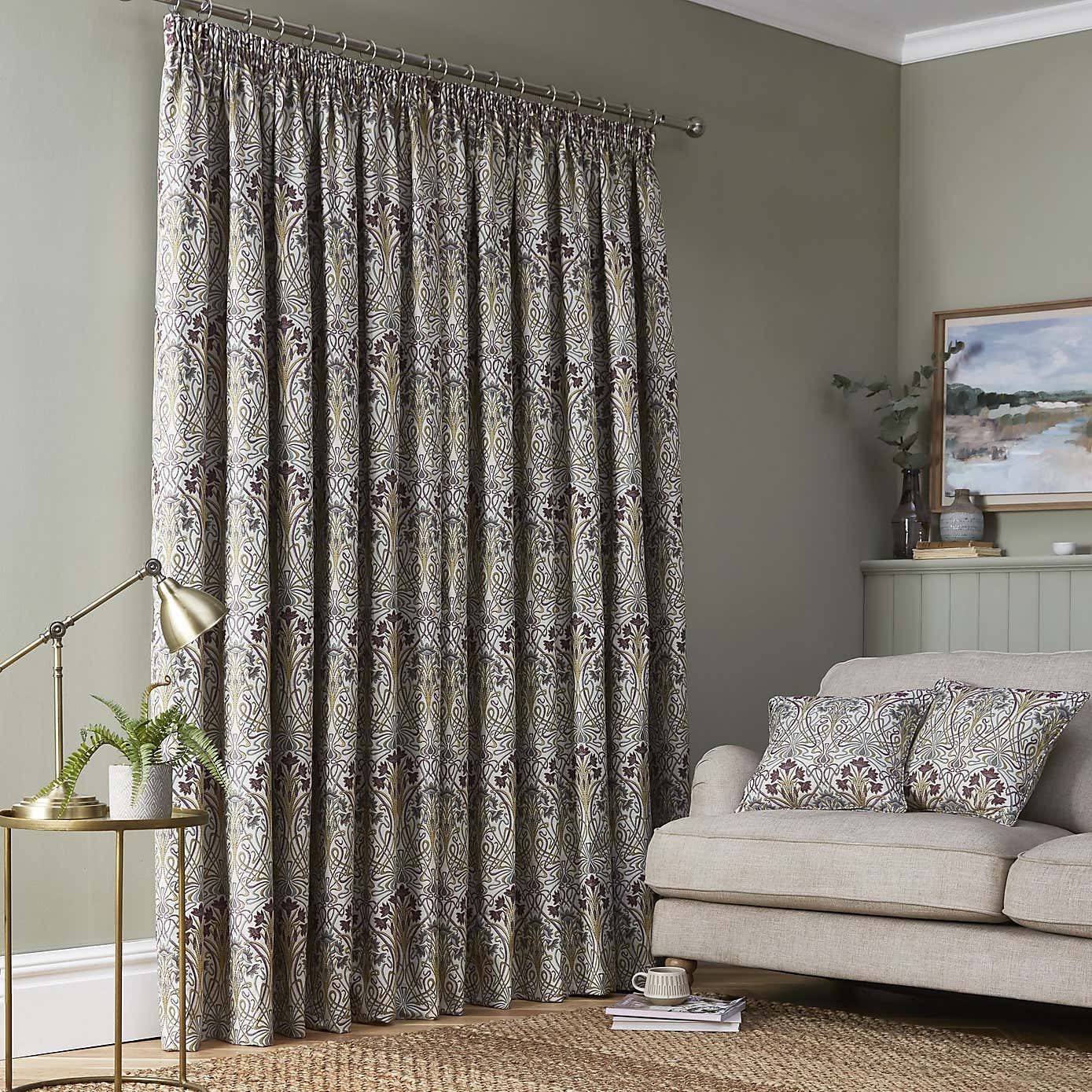Lucetta Pencil Pleat Curtains