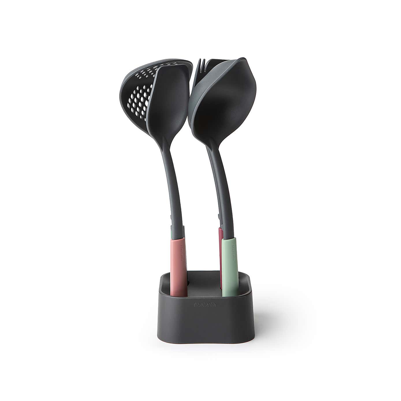 Brabantia Colour Kitchen Utensils with Utensil Holder
