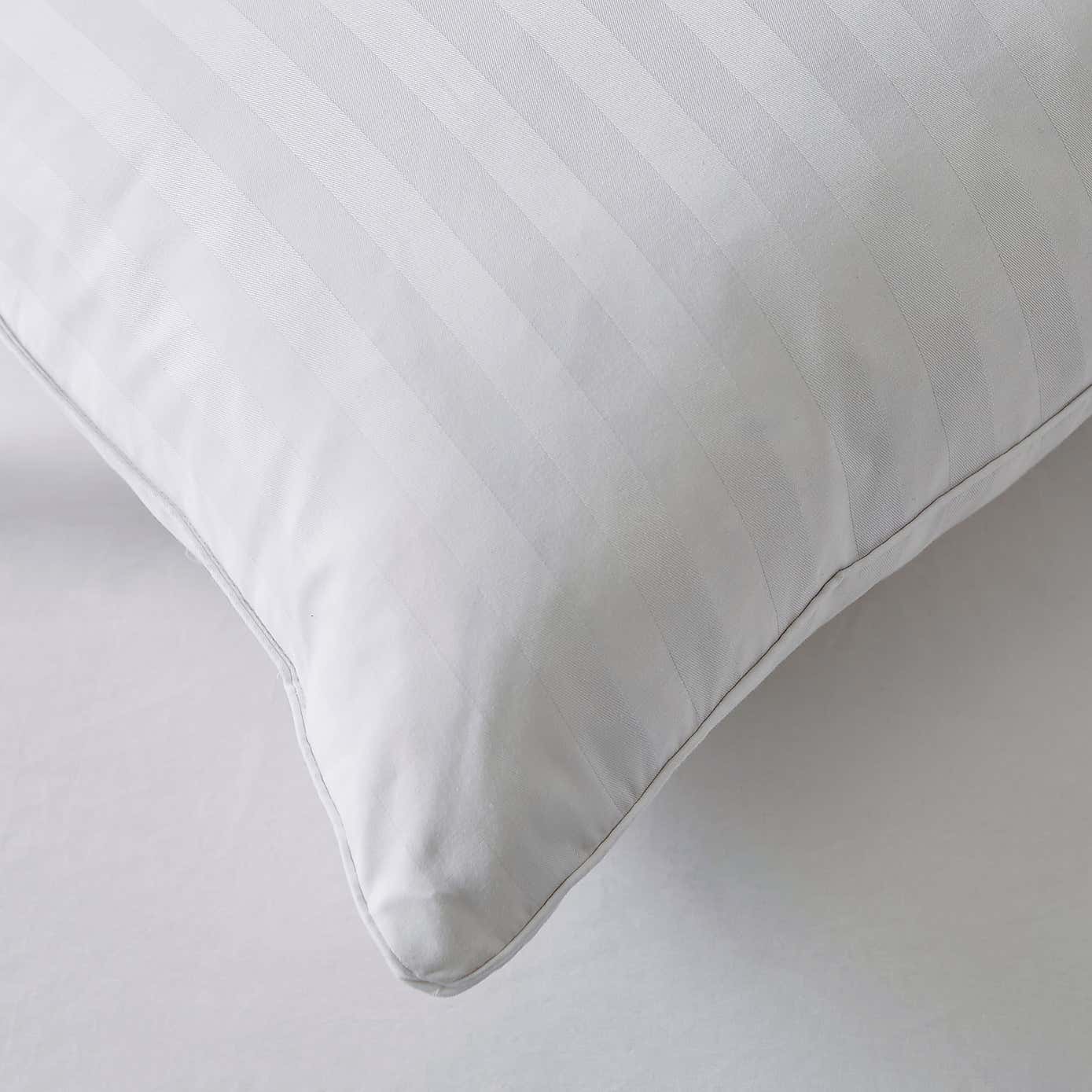 Hotel Luxury Cotton Duck Feather and Down Firm-Support Pillow
