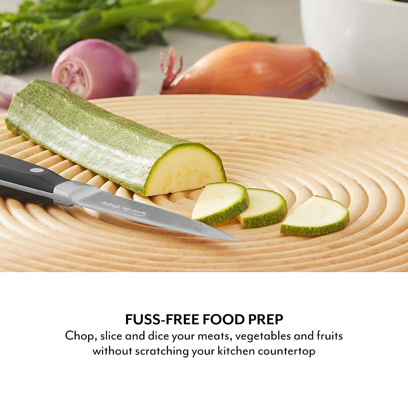 Sur La Table Large Round Chopping Board