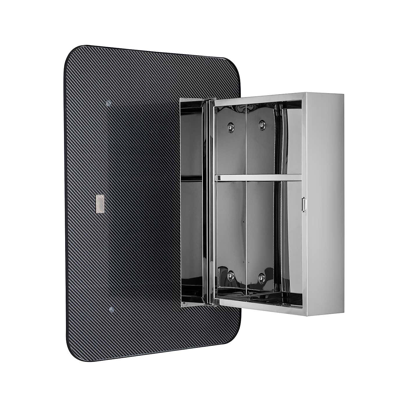 Croydex Metal Framed Bathroom Wall Cabinet