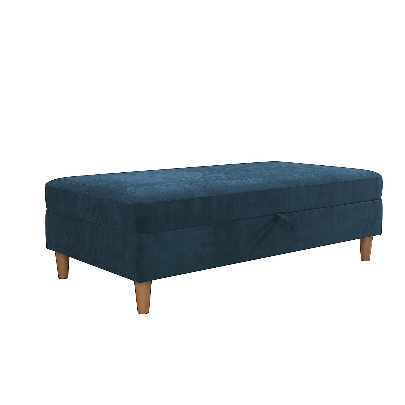Hartford Chenille Storage Ottoman