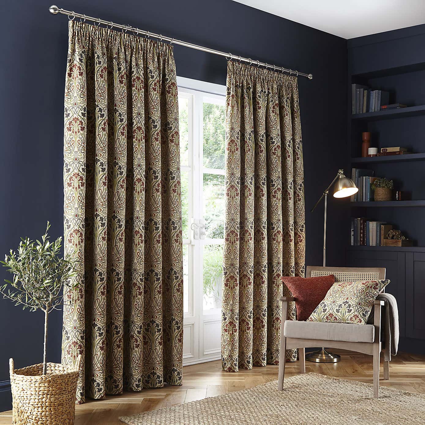 Lucetta Pencil Pleat Curtains