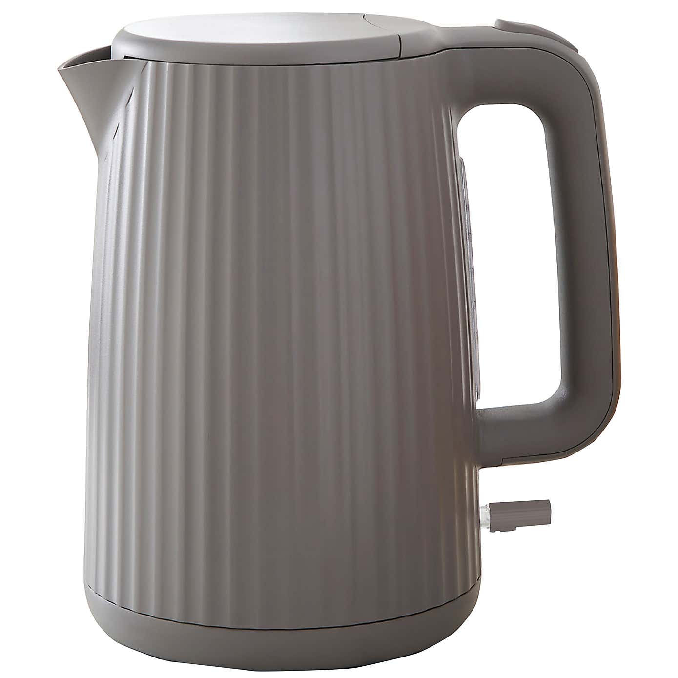 Textured Ribbed Plastic Kettle 1.7L