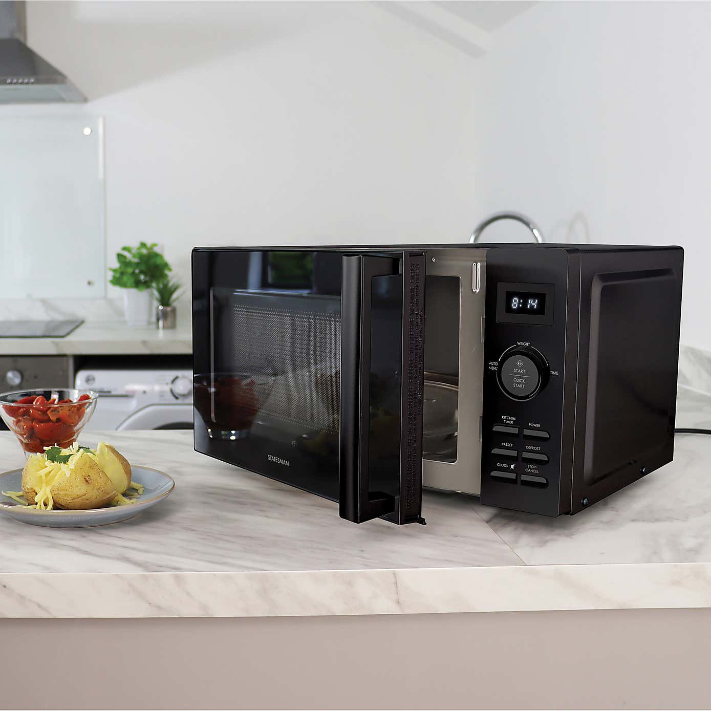 Statesman Digital Solo 800W Microwave
